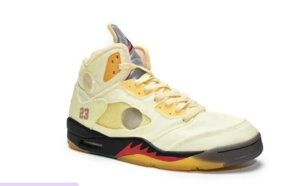 PK Jordan 5 Retro OFF-WHITE Sail - Goat Sneaker